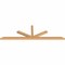 Ekena Millwork Saratoga Timber Gable Bracket, Western Red Cedar, 108"W x 31 1/2"H x 3 1/2"D x 3 1/2"F, 7/12 Pitch GBW108X31X0404SAR00SWR - alternate 2